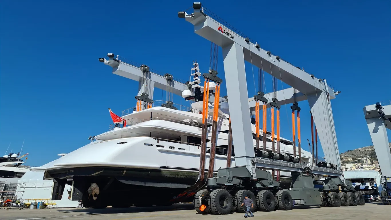 100 Ton Marine Travel Lift for Yacht Maintenance Yard
